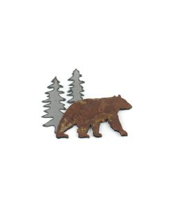 Patina Bear Beneath the Trees Magnet by H&K Studios